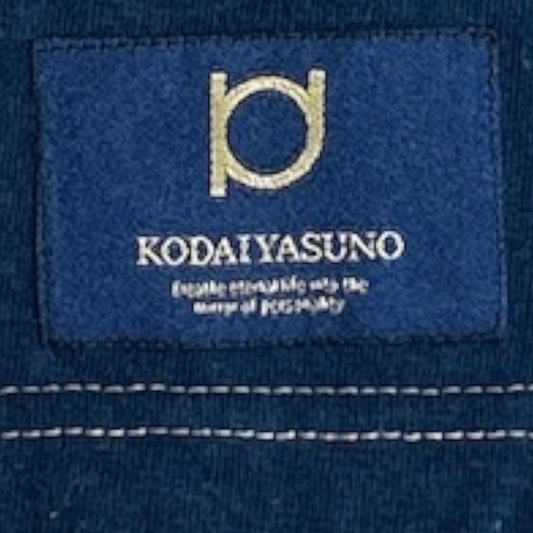 一点物KODAIYASUNOビッグシルエットタイダイブリーチポケットTネイビー