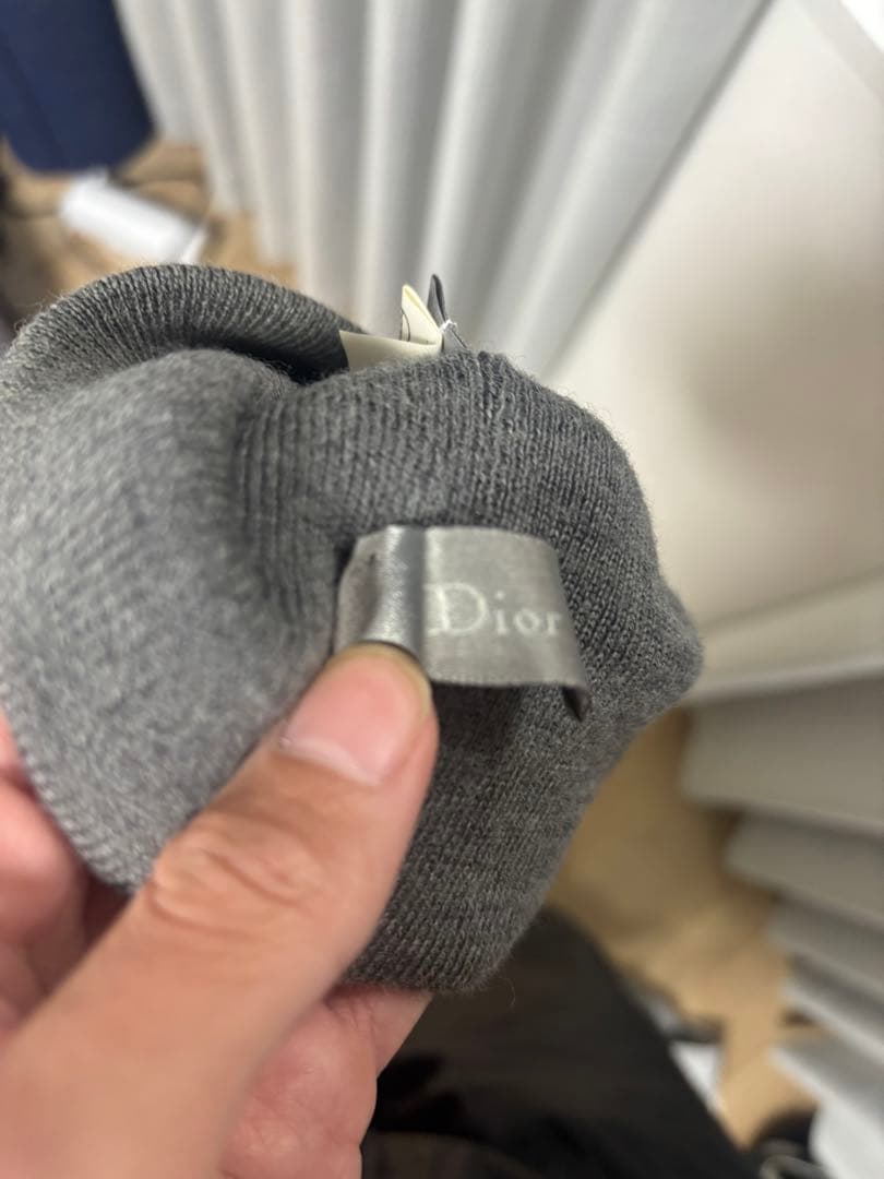 Dior homme エディ期グレー ニット帽