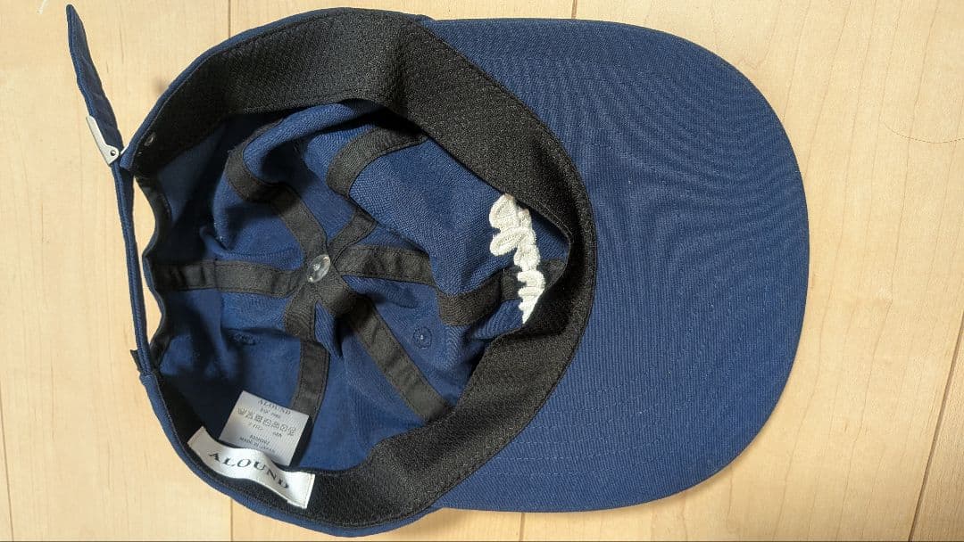 ヤ*オ様 ALOUND NYLON LOGO CAP NAVY