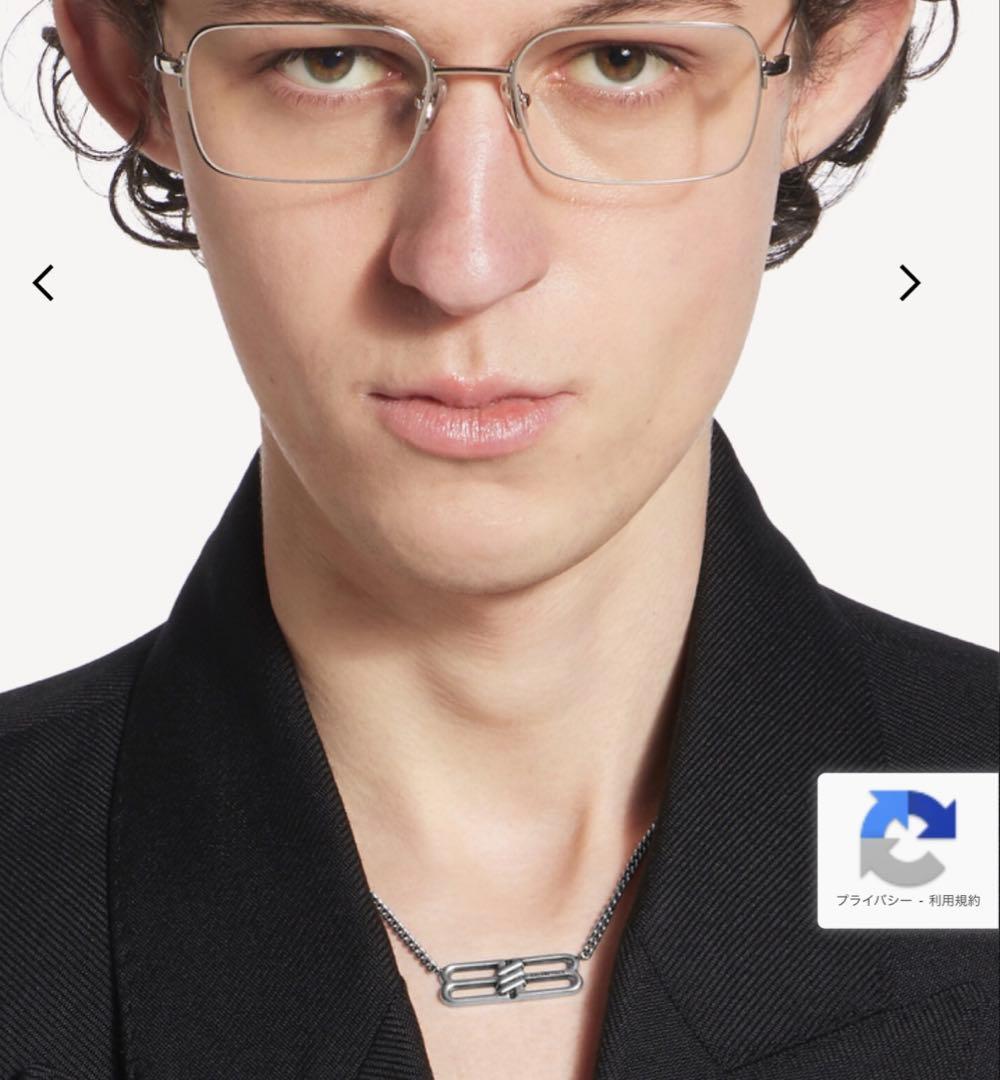【美品】BALENCIAGA BB ICON ネックレス