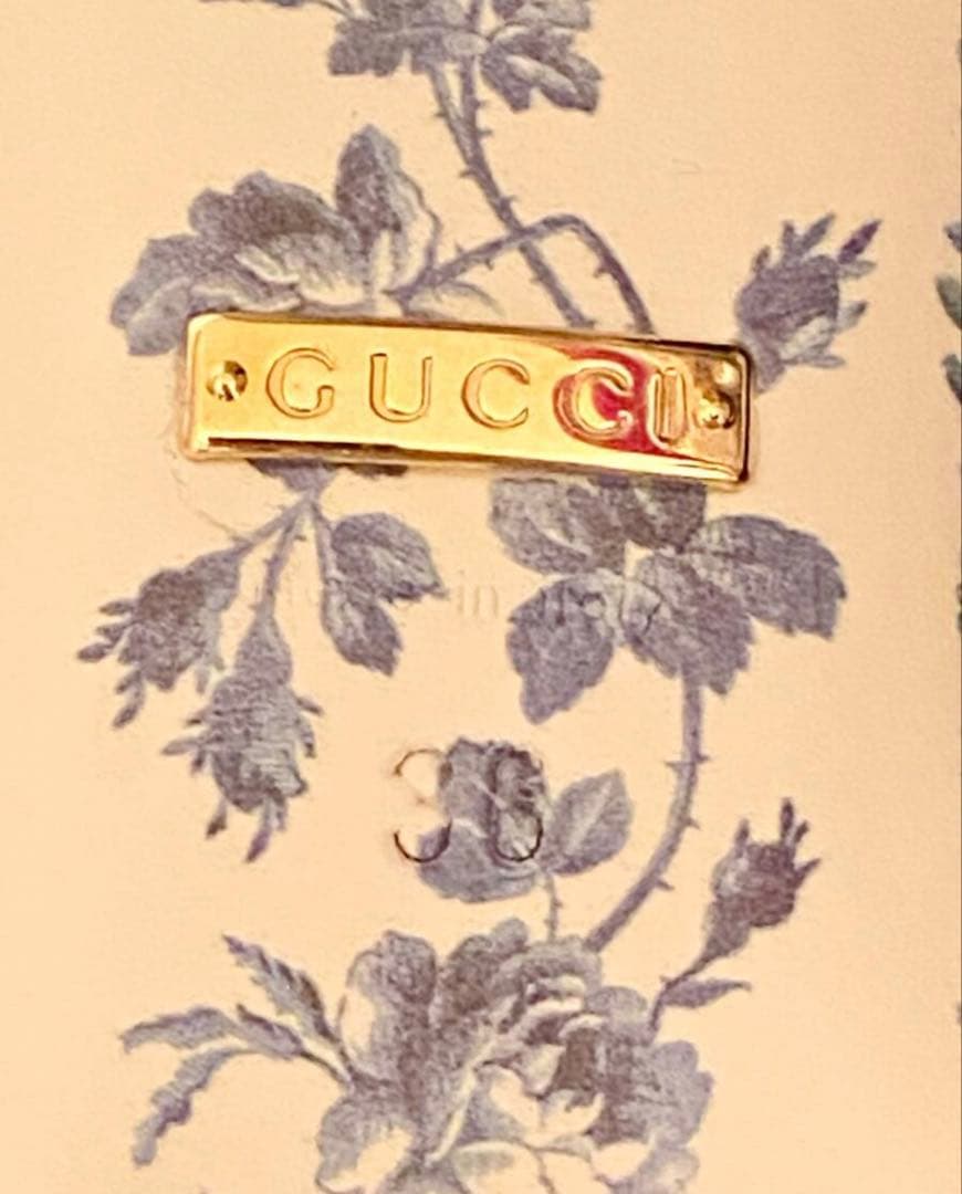 GUCCI グッチ GGマーモント ベロア×レザー ショートブーツ 36 黒