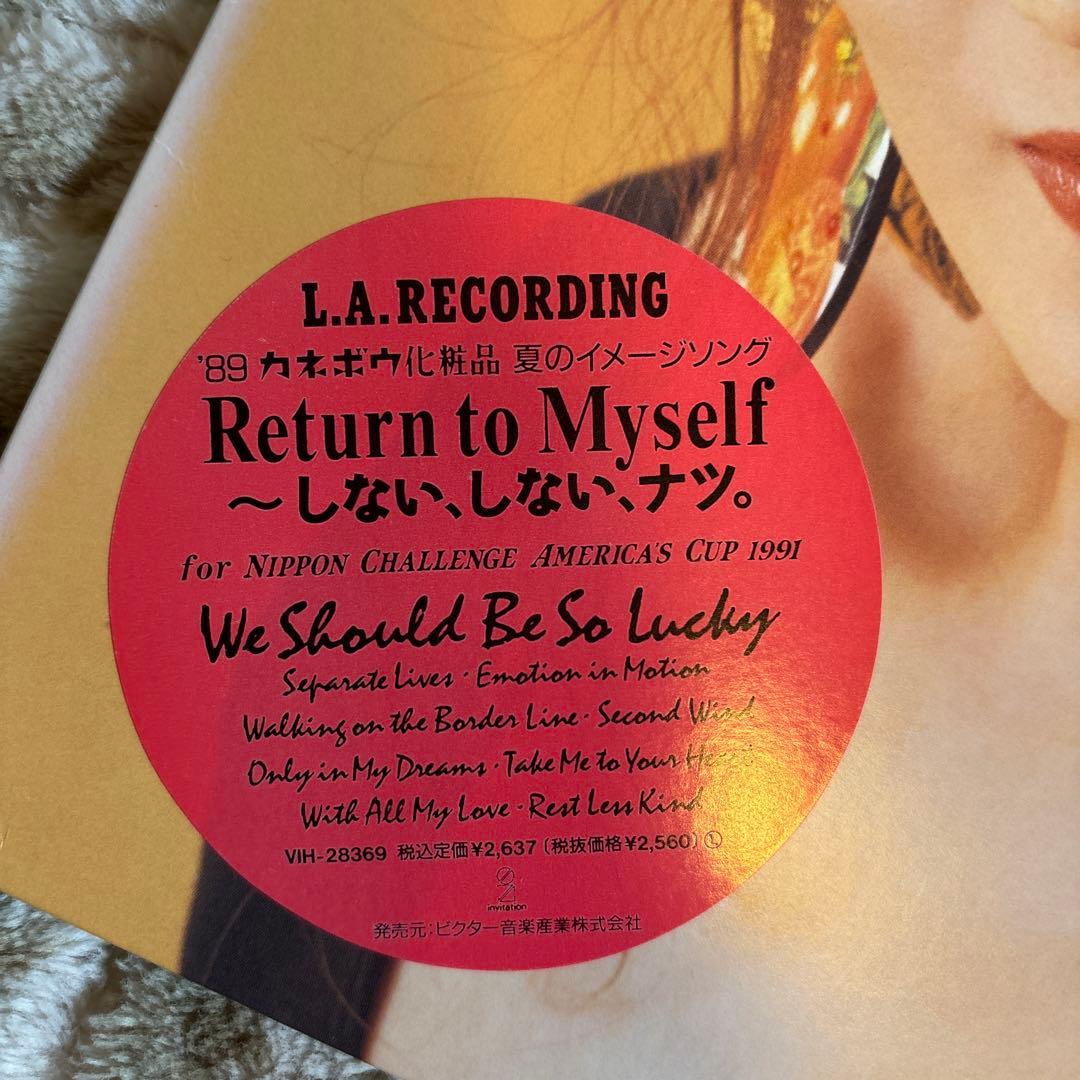 浜田麻里／Return to Myself／大槻啓之／増田隆宣／レコード／美盤