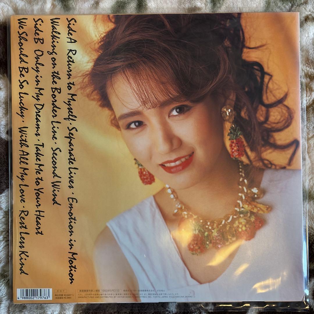 浜田麻里／Return to Myself／大槻啓之／増田隆宣／レコード／美盤