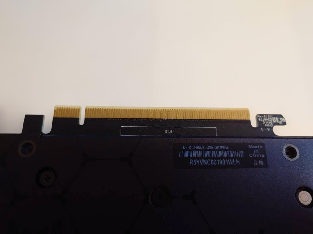 グラフィックボード・グラボ・ビデオカード ASUS TUF Gaming GeForce RTX 4060 Ti 8GB