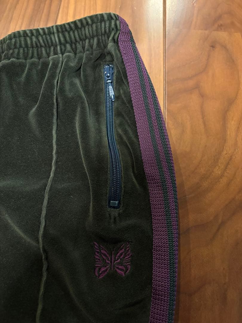 ニードルズ　NARROW TRACK PANT - C/PE VELOUR