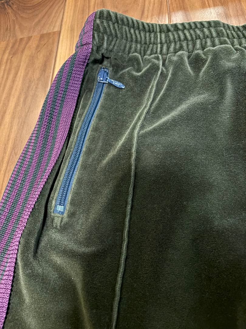 ニードルズ　NARROW TRACK PANT - C/PE VELOUR