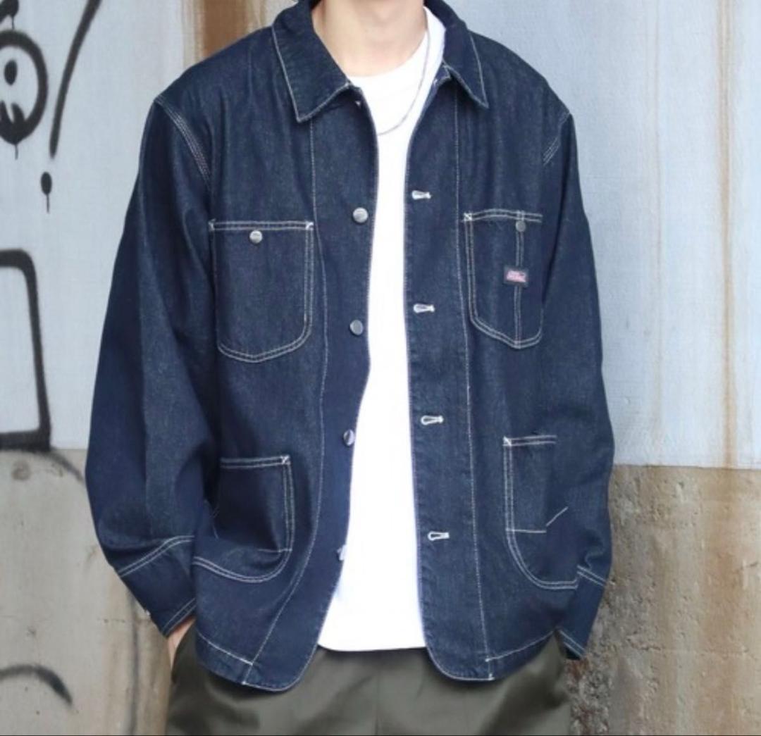 【新品】GENUINE DICKIES ツイル ＆ デニム カバーオール M