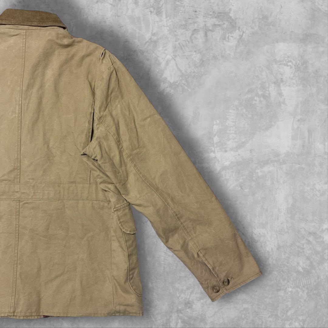 Woolrich80s90sダック地チョアコートUSA製裏ブランケット襟コーズ