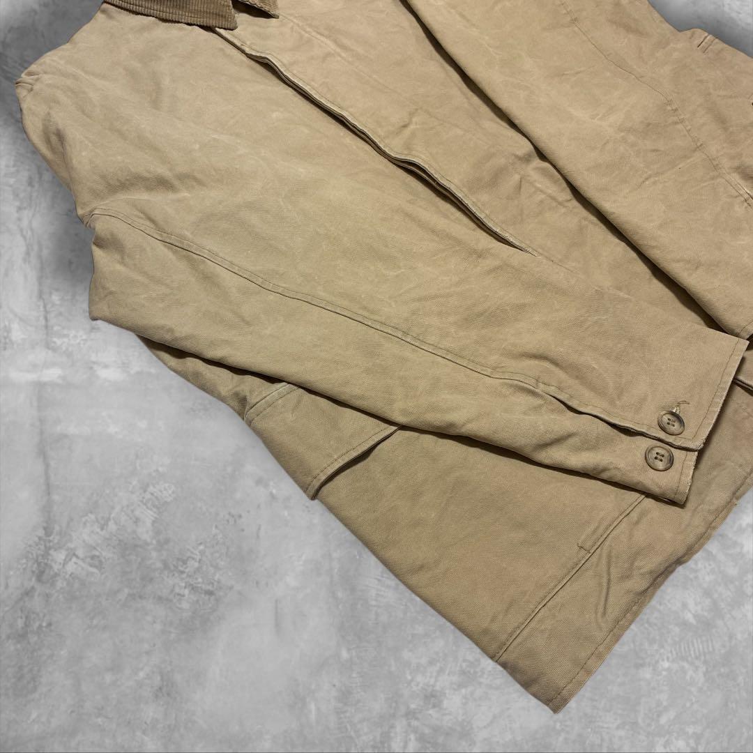 Woolrich80s90sダック地チョアコートUSA製裏ブランケット襟コーズ