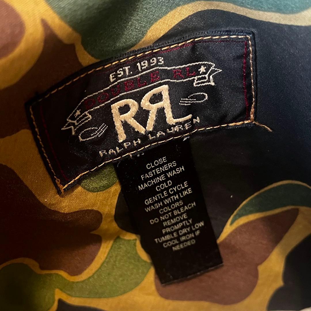 RRL 迷彩×ブラウン　リバーシブルベスト