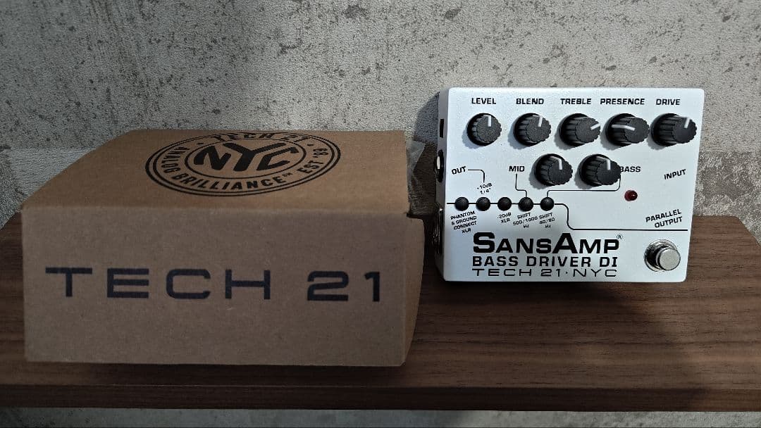 美品 SansAmp Bass D DI V2 reita