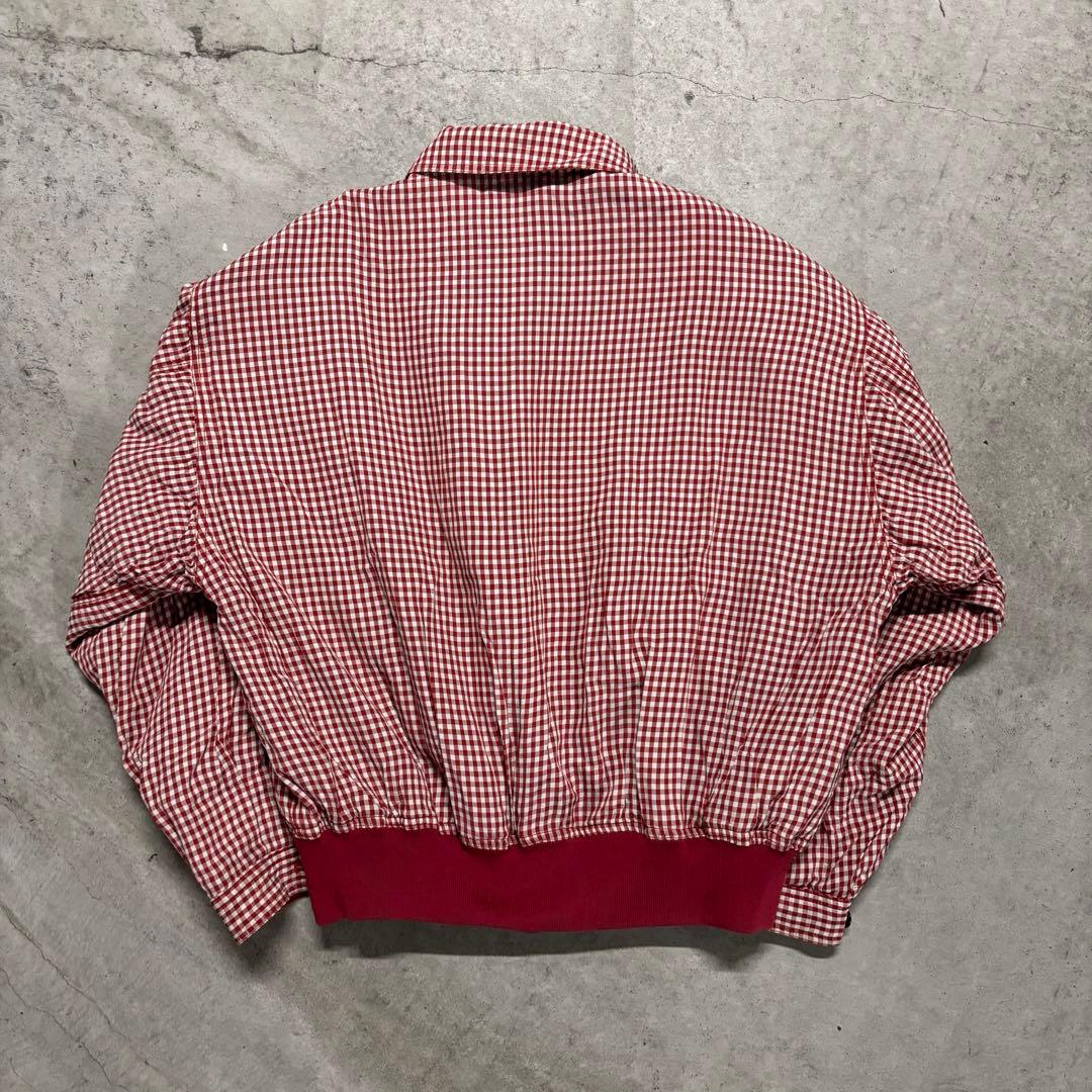 ジャケット・アウター Vintage red check blouson sullen y2k