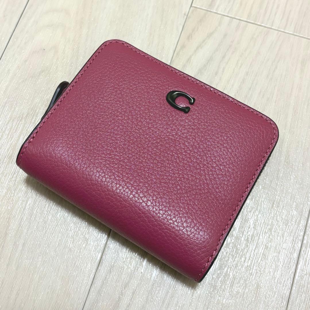 COACH ビルフォールド 財布 ウォレット ケース ピンク 二つ折り