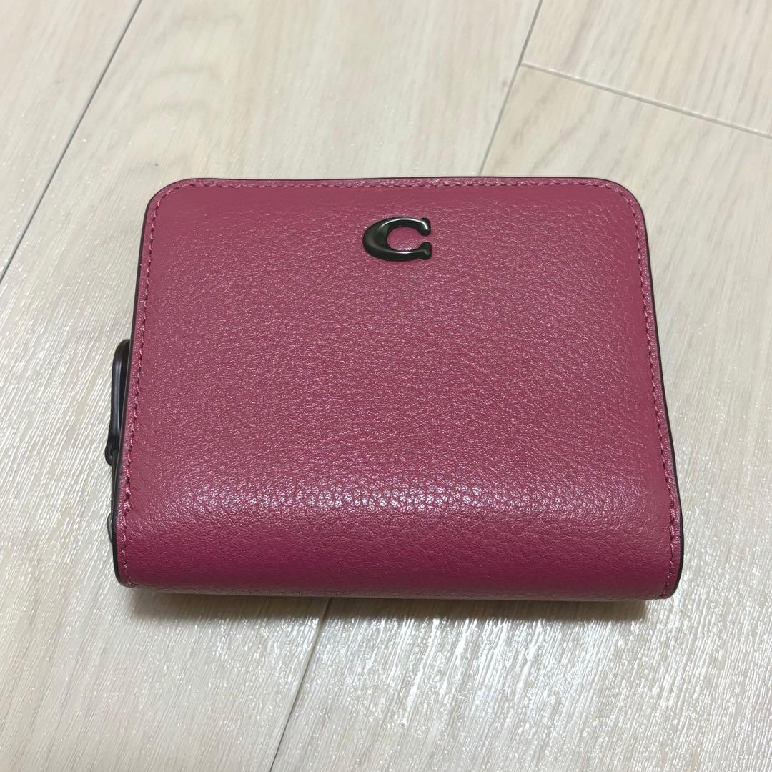 COACH ビルフォールド 財布 ウォレット ケース ピンク 二つ折り