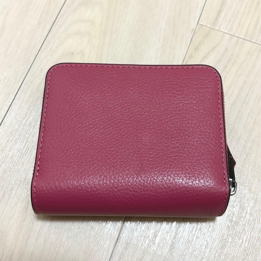 COACH ビルフォールド 財布 ウォレット ケース ピンク 二つ折り