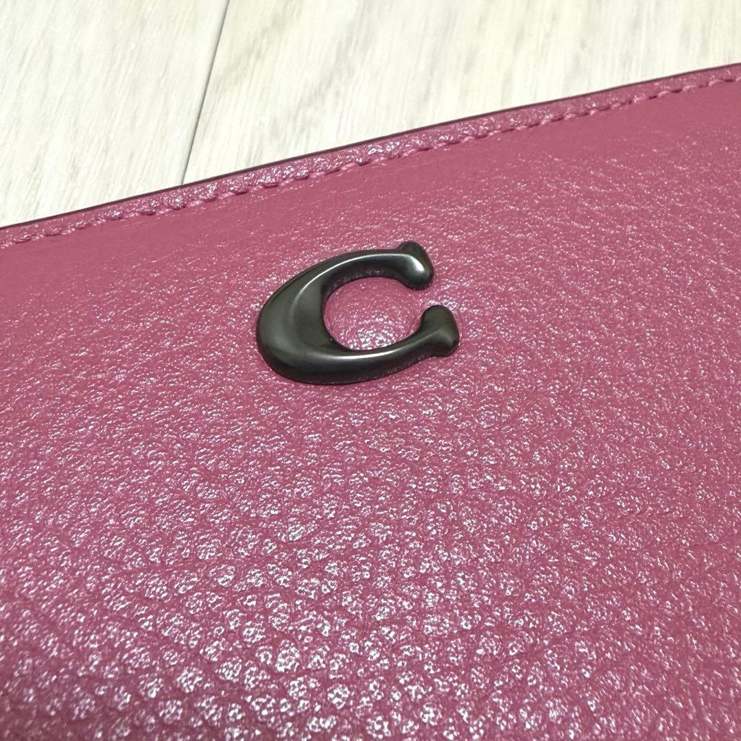 COACH ビルフォールド 財布 ウォレット ケース ピンク 二つ折り