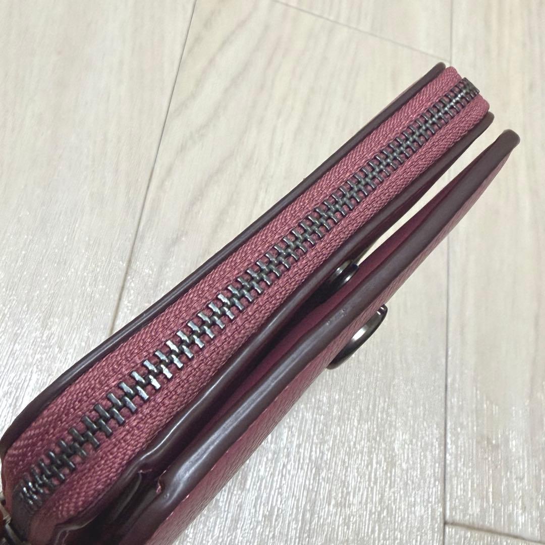 COACH ビルフォールド 財布 ウォレット ケース ピンク 二つ折り