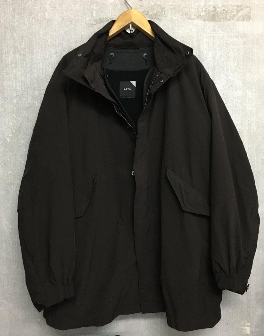 エイトン A 美品 茶系 m-65 ライナー付き モッズコート