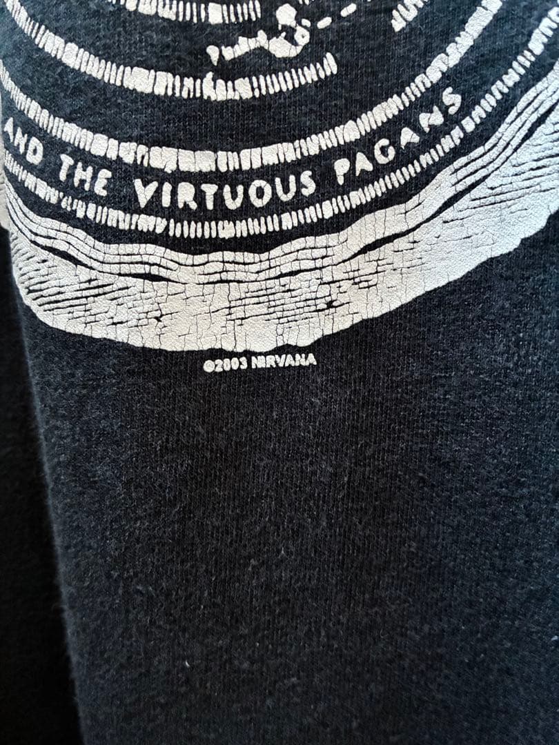 NIRVANA Vestibule Y2K Anvil Blue Tシャツ