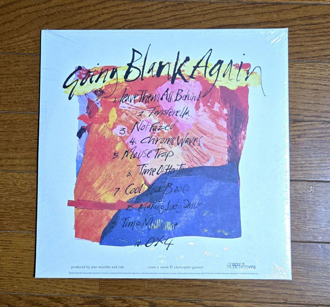 新品未開封 RIDE Going Blank Again レコード