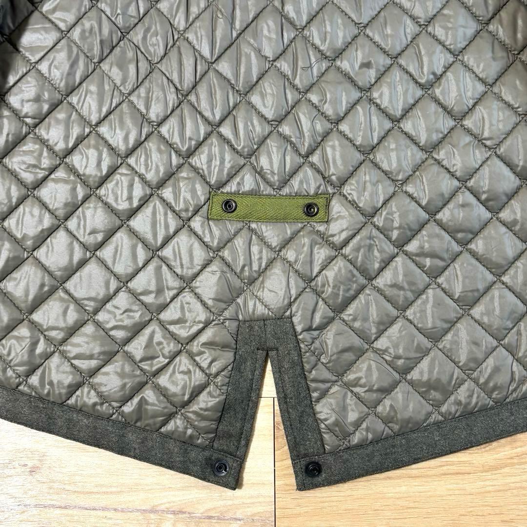 marka モッズコート ファー付きフード カーキ Sサイズ