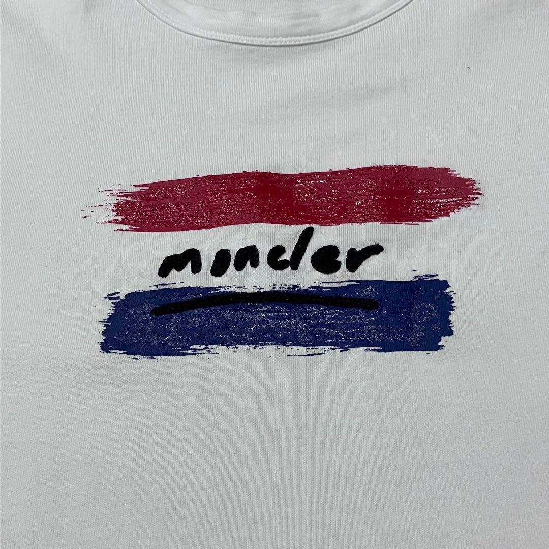 MONCLER モンクレール　半袖　Sサイズ　トリコロール　ペイント風