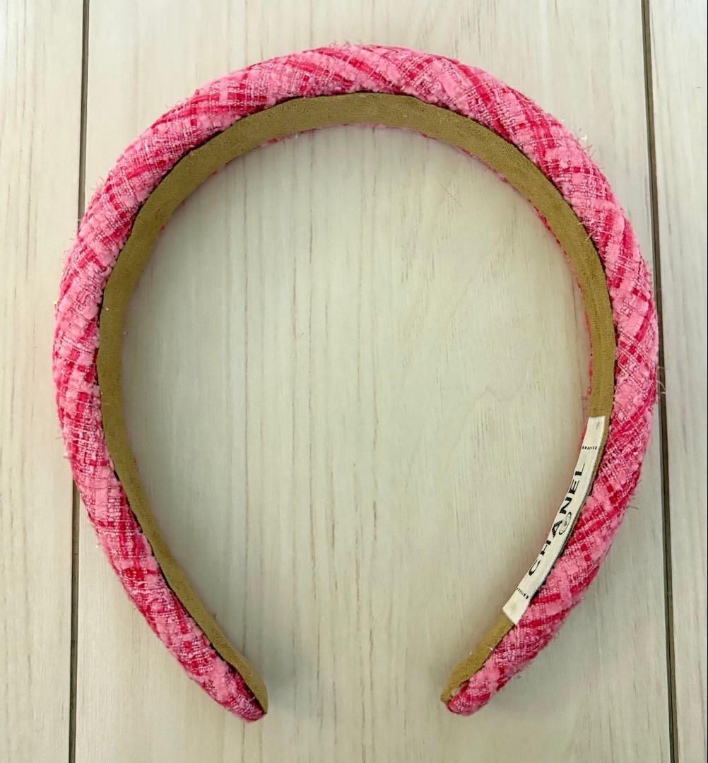 CHANEL シャネル カチューシャ ピンク 新品 未使用品