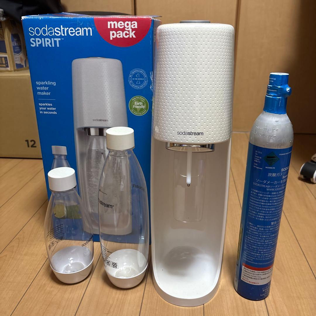 【未使用】sodastream SPIRIT ホワイト 炭酸水メーカー