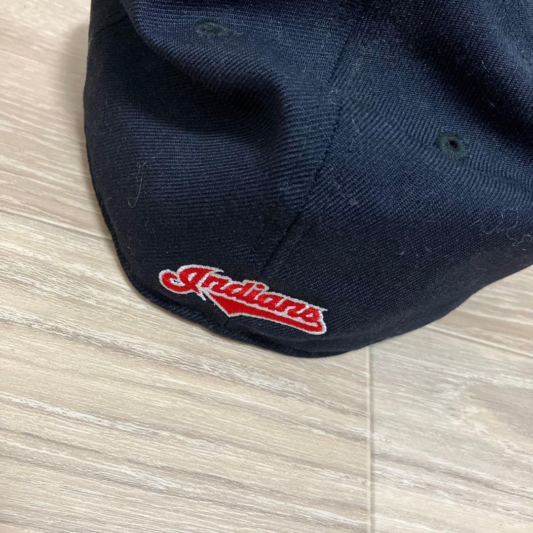 インディアンズ 59FIFTY キャップ ネイビー/レッド　つば裏緑