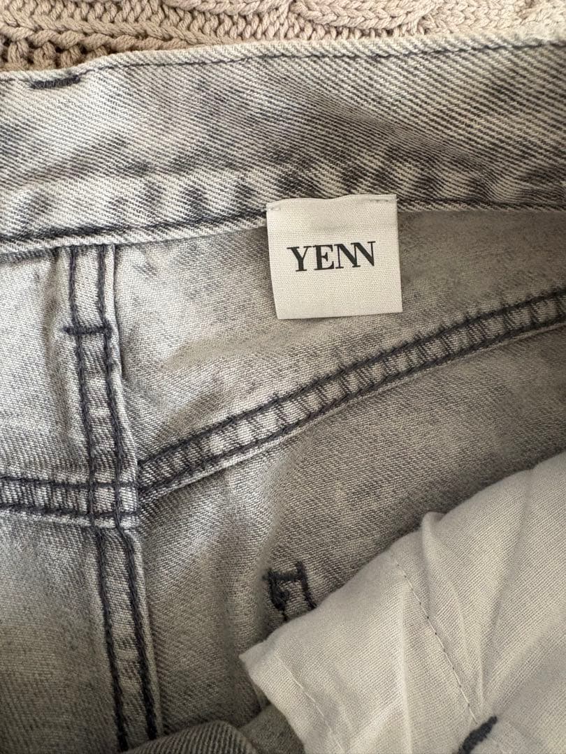 YENN /HIGH RISE TUCK WIDE PANTS /サイズ38