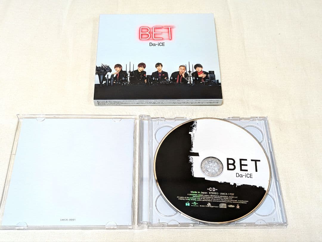 BET 初回限定盤B FACE 初回限定盤C