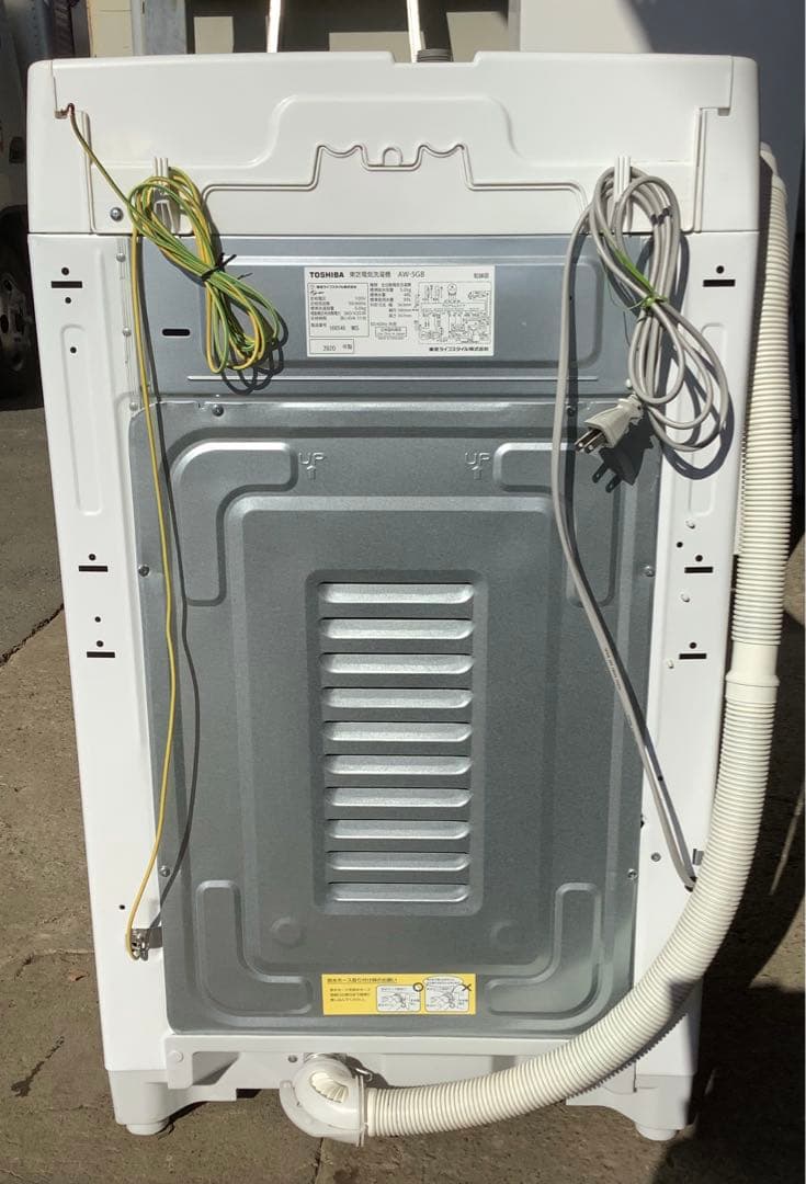東芝 洗濯機 AW-5G8 5.0kg 2020年製★