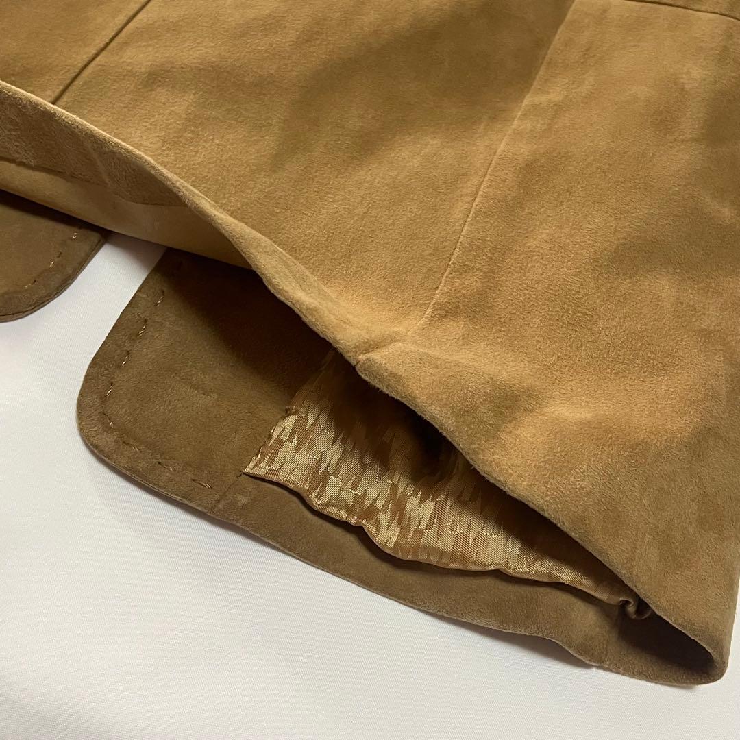 MaxMara 本革　スエード　レザーテーラードジャケット　イタリア製　38