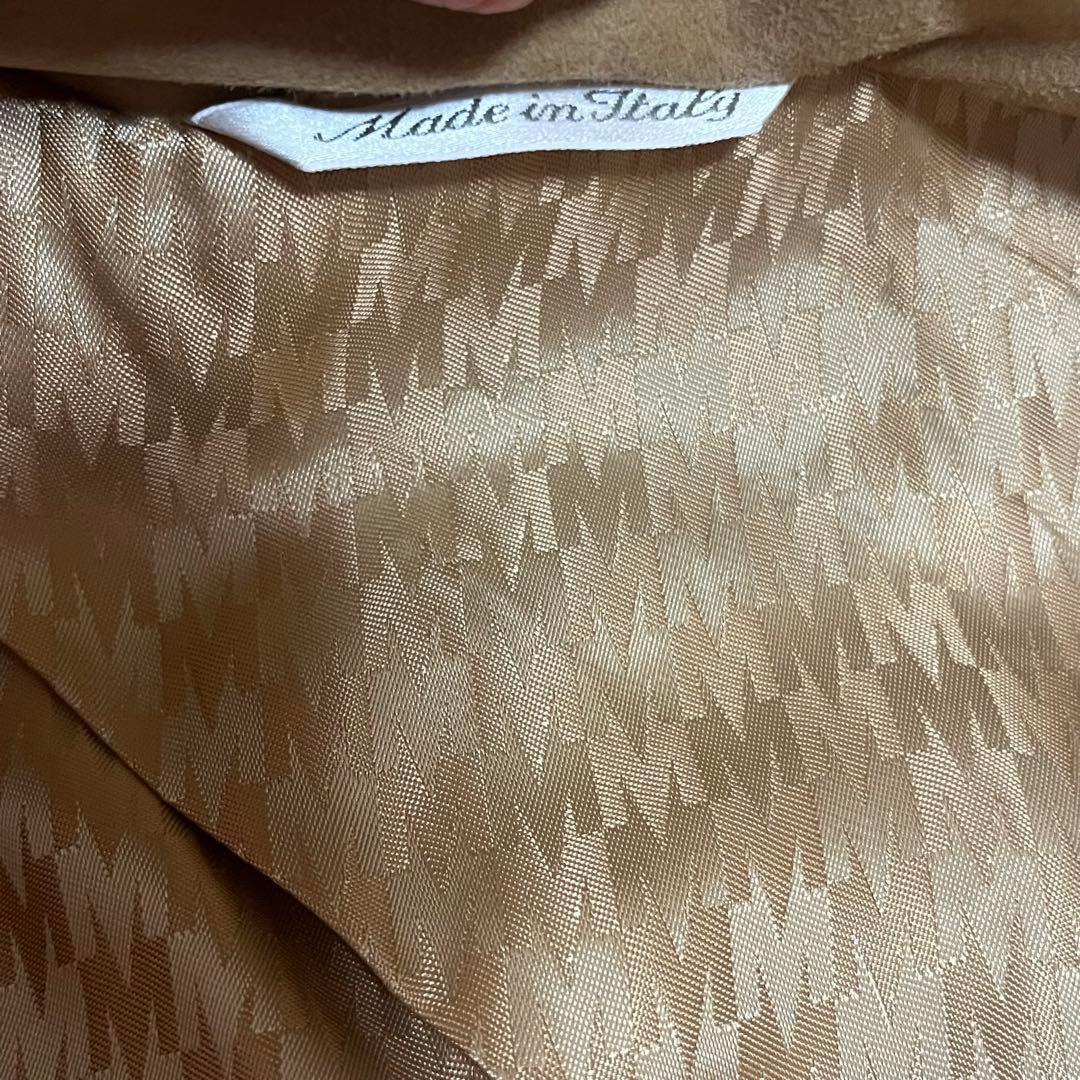MaxMara 本革　スエード　レザーテーラードジャケット　イタリア製　38