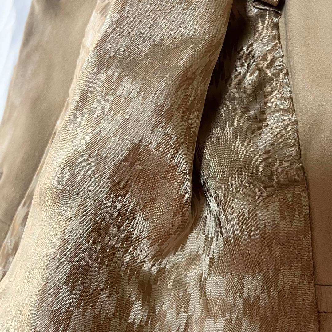 MaxMara 本革　スエード　レザーテーラードジャケット　イタリア製　38