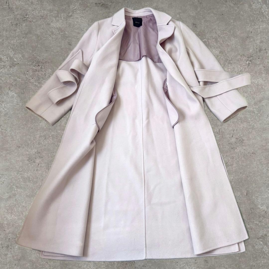 【23AW 完売品】アニュアンス リバーロングチェスターコート PINK