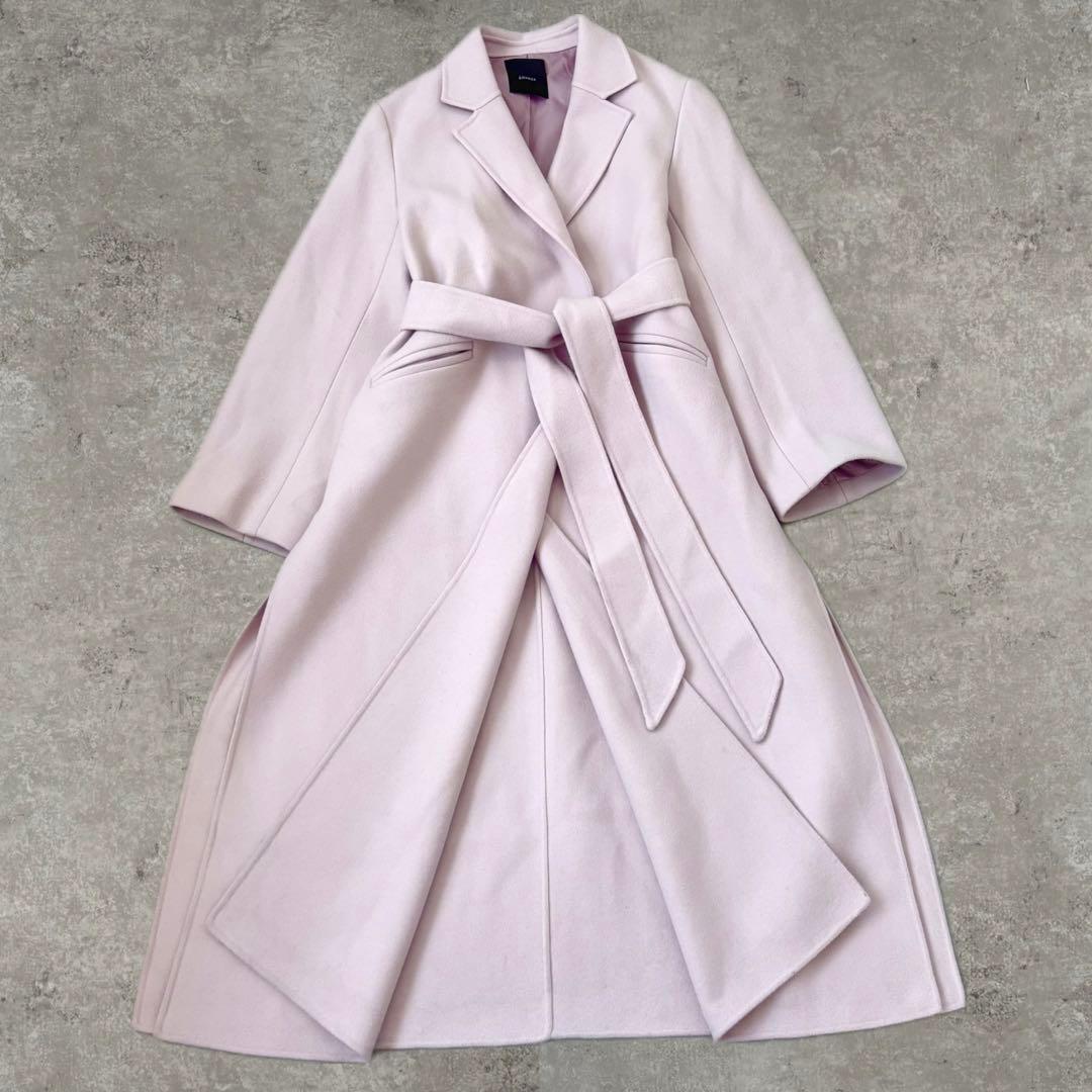 【23AW 完売品】アニュアンス リバーロングチェスターコート PINK