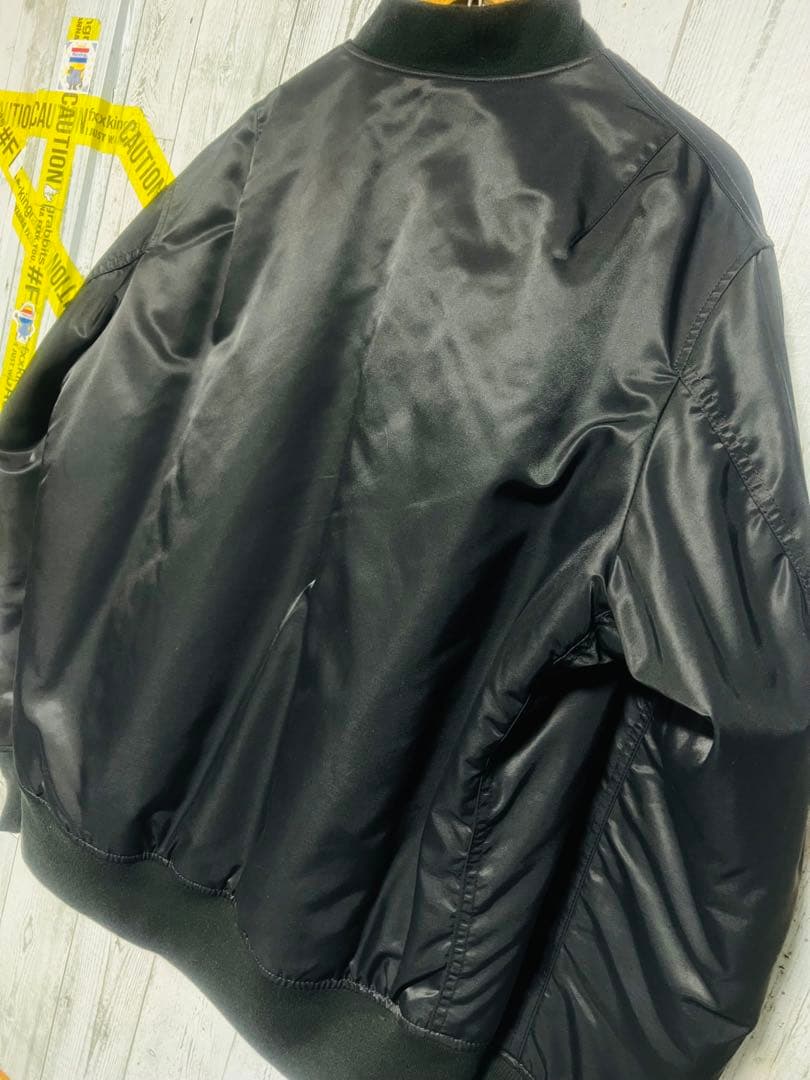 名作 UNIQLO MA-1 ボンバーフライトジャケット ブラック XLサイズ