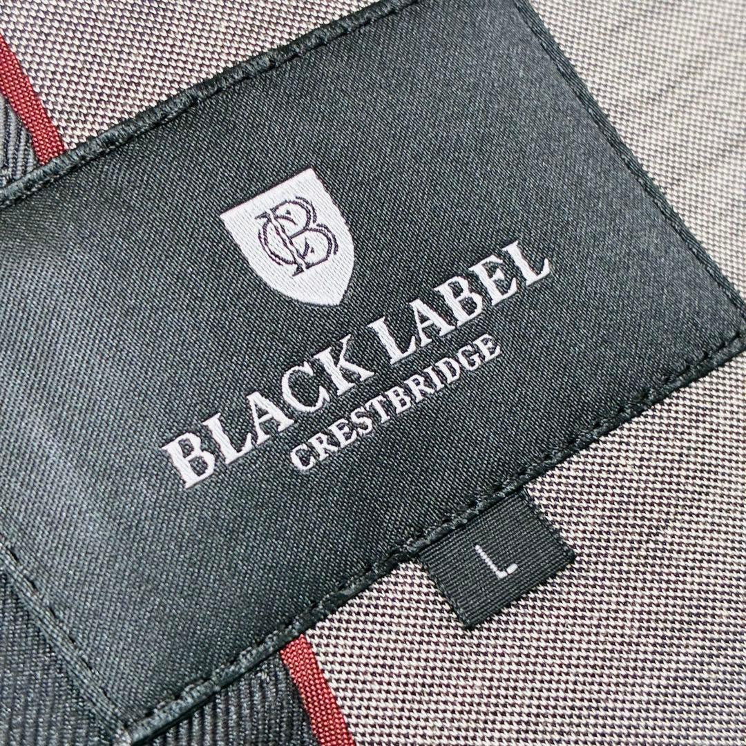 【美品】ブラックレーベルクレストブリッジ　テーラードジャケット ノバチェックL