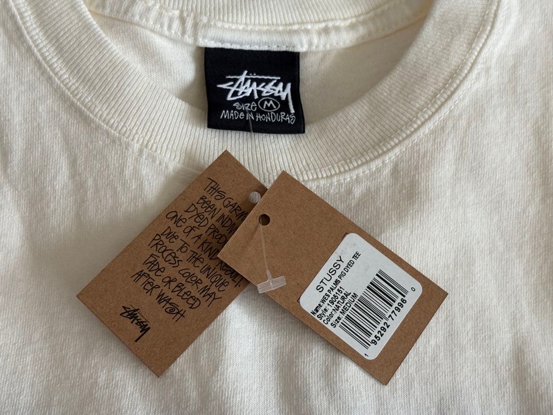 STUSSY／WES PALMS PIG DYED TEE 半袖 Ｔシャツ Ｍ