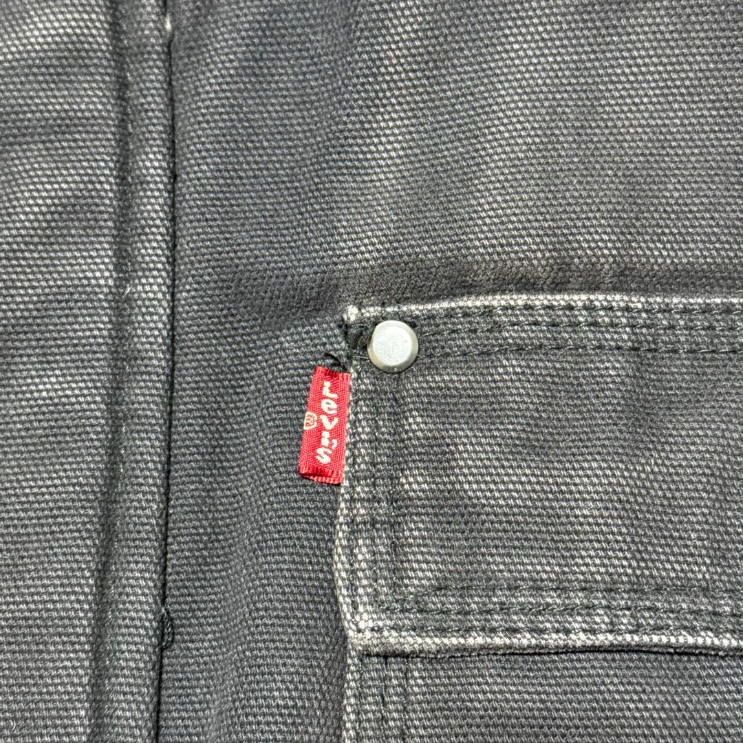 Levi's リーバイス カバーオール 2XL ダック生地 ブラック フェード