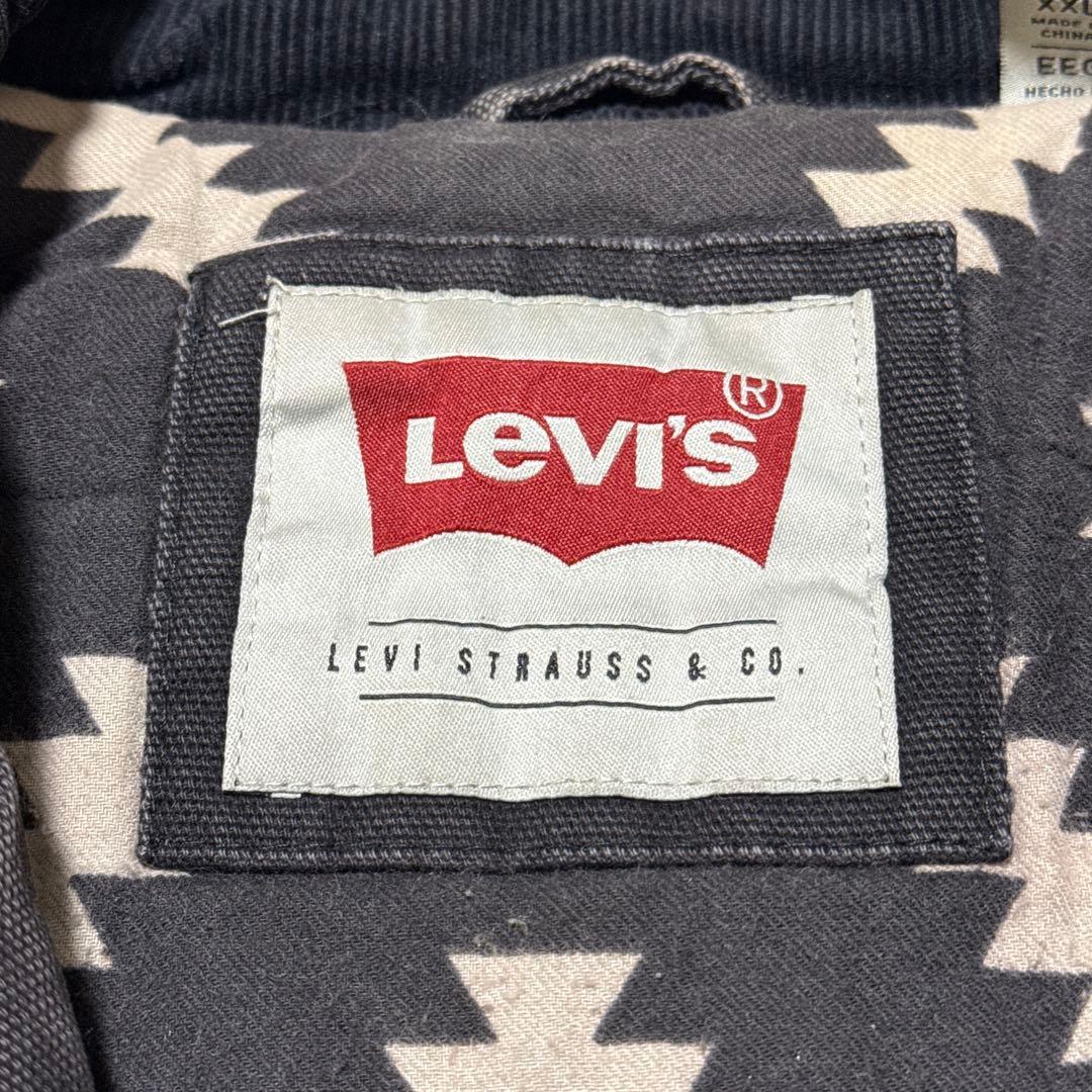Levi's リーバイス カバーオール 2XL ダック生地 ブラック フェード