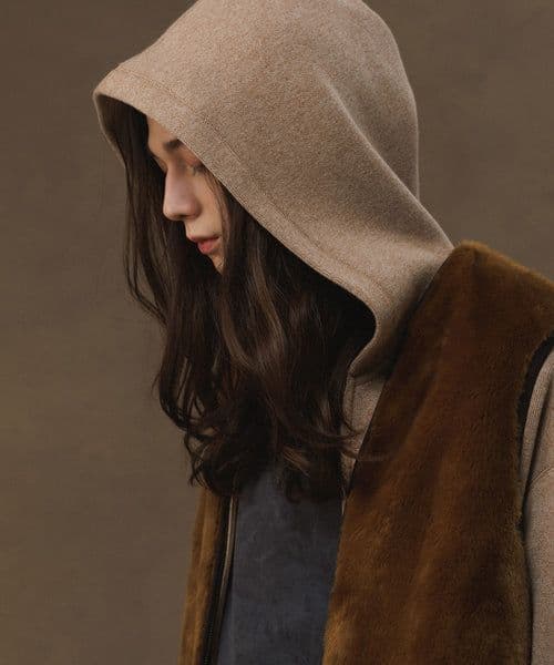 限定価格！ADAM ET ROPE’別注 ファーライナーベストBarbour