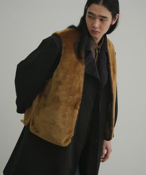 限定価格！ADAM ET ROPE’別注 ファーライナーベストBarbour