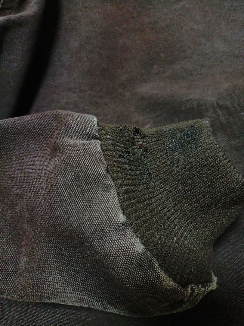 carhartt j25 DKB アクティブジャケット　フェード　襤褸　ブラウン