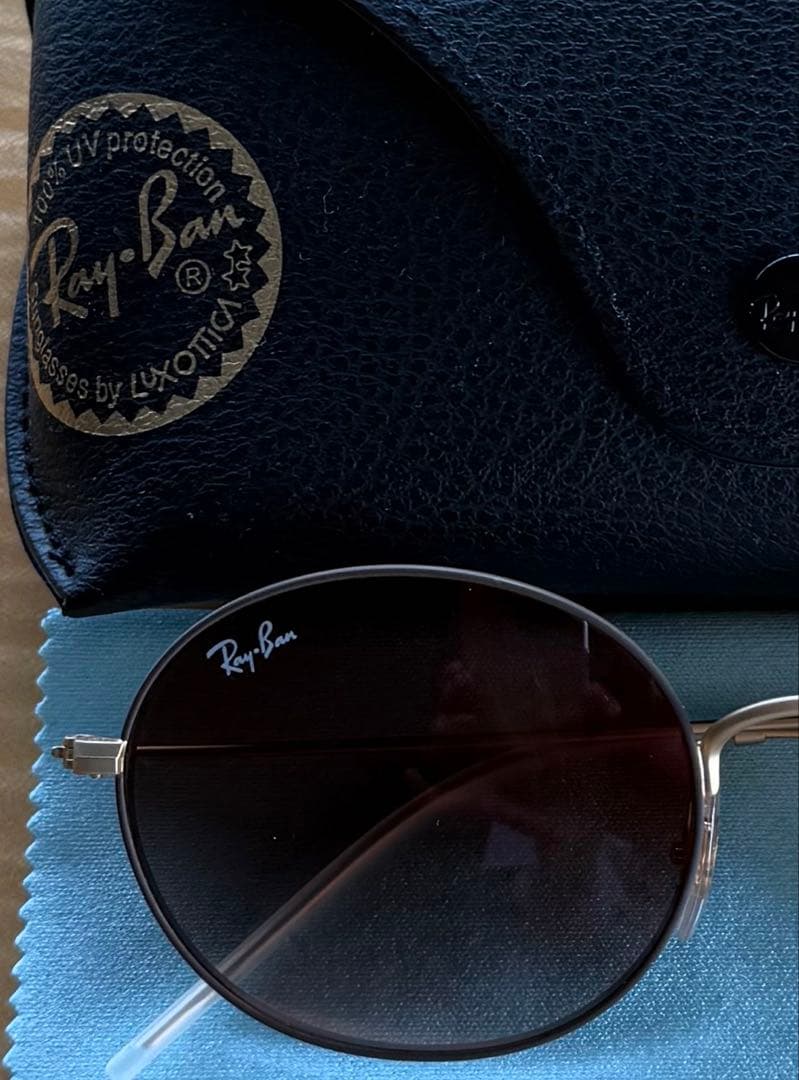 Ray-Ban ラウンドサングラス ブラウンレンズ