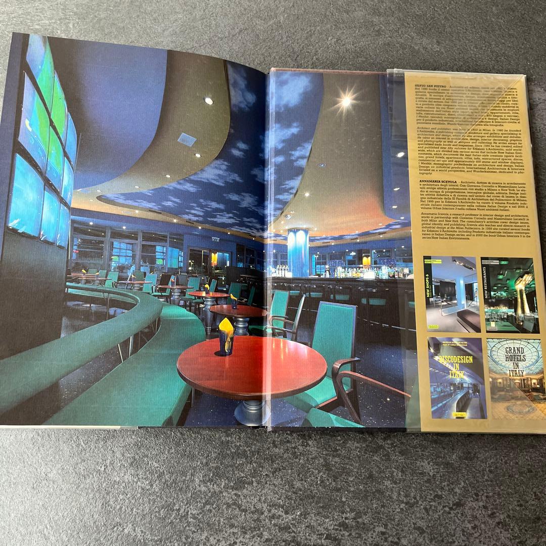 洋書『NEW BARS CAFES &PUBS IN ITALY』建築・店舗