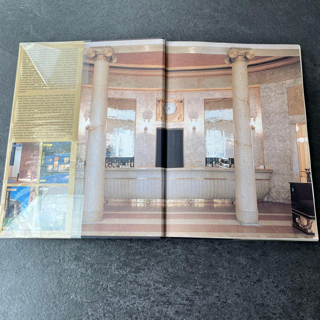 洋書『NEW BARS CAFES &PUBS IN ITALY』建築・店舗