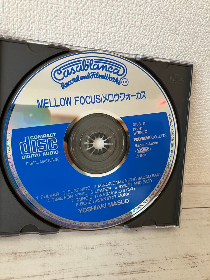 レア　CD 増尾好秋/メロウ・フォーカス/Mellow Focus和モノ
