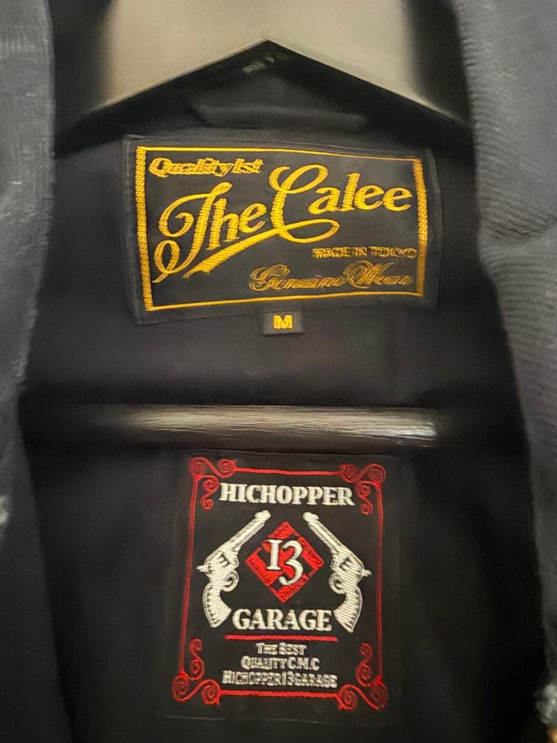 CALEE×HICHOPPER13 ワークジャケット　スカル　スウィングトップ